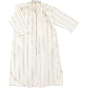 【エントリーで最大全額ポイント還元|11/5迄】 タオル美術館|Towel Art Museum cococi beauty アデル ガーゼシャツワンピース Mサイズ アイボリー