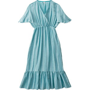 【エントリーで最大全額ポイント還元|11/5迄】 タオル美術館|Towel Art Museum cococi beauty リリー カシュクールワンピース FREEサイズ(M〜L) グリーン