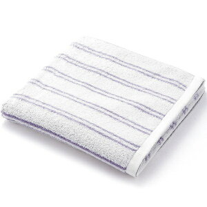 タオル美術館|Towel Art Museum MiRAi ストライプ バスタオル(約60×110cm) パープル