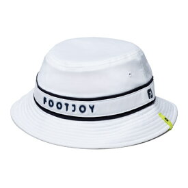 フットジョイ｜FootJoy レディース 撥水バケットハット ホワイト FH24WWBK [レディース /55-57cm]【返品交換不可】