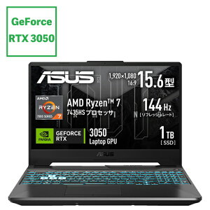 ASUSbGCX[X Q[~Om[gp\R TUF Gaming A15(RTX 3050) Ot@CgubN FA506NCR-R7R3050T [15.6^ /Windows11 Home /AMD Ryzen 7 /F16GB /SSDF1TB /2024N6f]