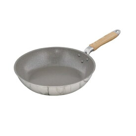 LIV PLUS｜リブプラス MARBLE KITCHEN フライパン 28cm ガス火専用 大理石柄 ホワイト NX-103