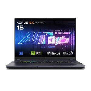 GIGABYTEbMKoCg Q[~Om[gp\R AORUS 16X ASG-63JPC64SP(RTX 4070) ~bhiCgO[ [16.0^ /Windows11 Pro /intel Core i9 /F32GB /SSDF1TB /2024N6f]