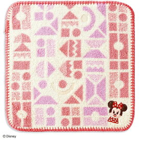 タオル美術館 Disney KIDEA TUMEKOMU タオルハンカチ（約25×25cm） ピンク