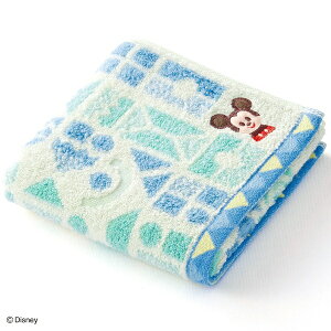 タオル美術館|Towel Art Museum Disney KIDEA TUMEKOMU ベビーフェイスタオル(約34×65cm) ブルー