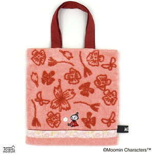 タオル美術館|Towel Art Museum MOOMIN(ムーミン)リトルミイのお花畑 ミニバッグ ピンク