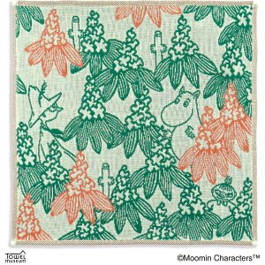 タオル美術館|Towel Art Museum MOOMIN(ムーミン)マロニエ タオルハンカチ(約25×25cm) グレー