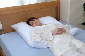 【エントリーで最大2万ポイント当たる｜11/18迄】 篠原化学｜Shinoharakagaku フォスフレイクスピロー クラシック ハーフボディピロー 80×80cm ホワイト FF-8080-GP