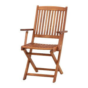 【エントリーで最大全額ポイント還元|11/5迄】 不二貿易|Fuji Boeki フォールディングチェア (肘付) #GC92JP ブラウン