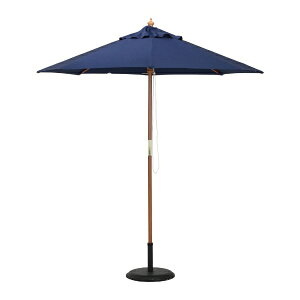 不二貿易|Fuji Boeki 木製パラソル 210cm 210NV ネイビー