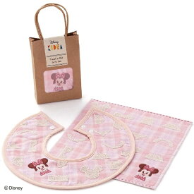 タオル美術館｜Towel Art Museum Disney KIDEA ERABU パッケージ入り スタイ＆タオルハンカチセット ミニーマウス