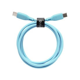 HAMEE｜ハミィ USB-C ⇔ USB-Cケーブル [充電 /1.2m] iFace ネオブルー 41-971048 [USB-C ⇔ USB-C]