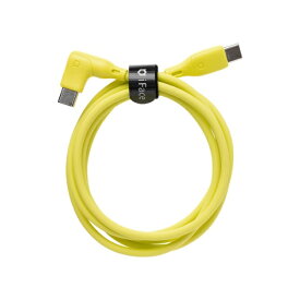 HAMEE｜ハミィ iFace Type-C to C Neo ケーブル 1.2m L字型 iFace ネオイエロー 41-971116