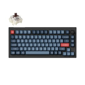 Keychron｜キークロン キーボード V1 Max(茶軸・英語配列) カーボンブラック V1M-D3-US [有線・ワイヤレス /Bluetooth・USB-A＋USB-C]