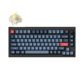 Keychron｜キークロン キーボード V1 Max(バナナ軸・英語配列) カーボンブラック V1M-D4-US [有線・ワイヤレス /Bluetooth・USB-A＋USB-C]