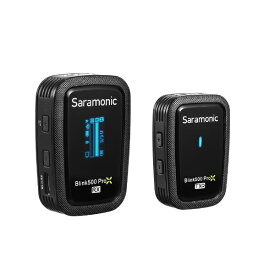 SARAMONIC｜サラモニック 2.4Gワイヤレスマイクシステム（送信機1台・受信機1台） 動画撮影用マイクシステム BLINK500 ProX Q1