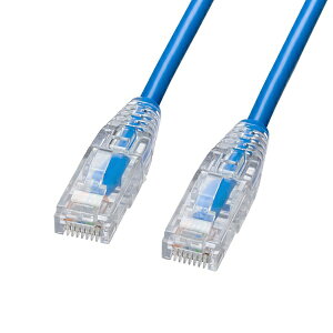 �T�����T�v���C�bSANWA SUPPLY LAN�P�[�u�� �u���[ KB-SL6AYS-05BL [5m /�J�e�S���[6A /�X����]