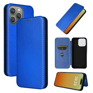 Royal Monster�b���C���������X�^�[ iPhone 15 Pro Max �J�[�{���t�@�C�o�[�蒠�^�P�[�X �u���[ RM-5375PM-BL