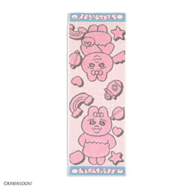 タオル美術館｜Towel Art Museum 『おぱんちゅうさぎ 』 おっきい コンパクトタオル ピンク