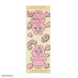 タオル美術館｜Towel Art Museum 『おぱんちゅうさぎ 』 おっきい コンパクトタオル イエロー