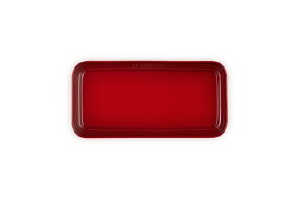 LECREUSET｜ル・クルーゼ New Core レジェ・レクタンギュラー・プレート 25cm チェリーレッド
