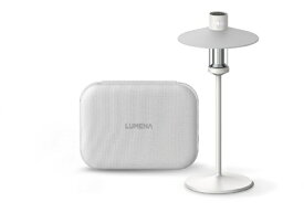 【エントリーで最大全額ポイント還元｜7/18迄】 KMコーポレーション LUMENA M3 ルーメナー エムスリー テーブルランプ ホワイト M3-TBWH [ソーラー・充電式]
