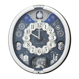 SEIKO｜セイコー からくり時計 【ウェーブシンフォニー】 銀色メタリック RE602S