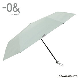 小川｜Ogawa 折りたたみ傘 軽量ミニ -0＆（ゼロアンド） リーフグリーン LDB-LW50PM-PGR [晴雨兼用傘 /レディース /50cm]