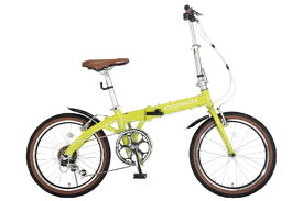 VOLKSWAGEN｜フォルクスワーゲン 折りたたみ自転車 VW-FDB206ALSL-OT グリーン [外装6段 /20インチ]【キャンセル・返品不可】 【代金引換配送不可】