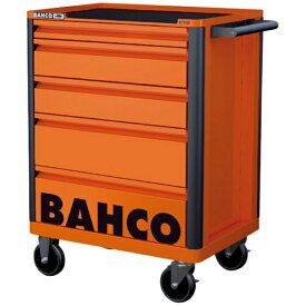 バーコ｜BAHCO バーコ　スチール製ワゴン　ツールストレージエントリー　オレンジ　5段 【メーカー直送・代金引換不可・時間指定・返品不可】