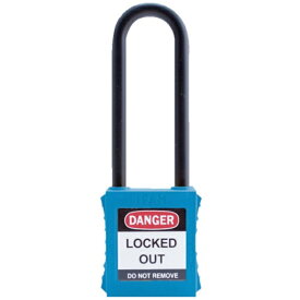 IFAM｜イファム イファム　ロックアウト用南京錠　ナイロン製シャックル（ツル長）　青