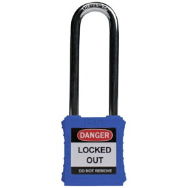 IFAM｜イファム イファム　ロックアウト用南京錠　スチール製シャックル（ツル長）　青