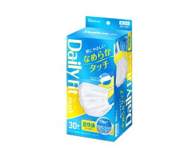IRIS OHYAMA｜アイリスオーヤマ DAILY　FIT　MASK　なめらかタッチ ふつうサイズ　30枚入