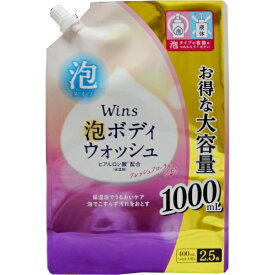 日本合成洗剤｜NIHON DETERGENT MFG ウインズ 泡ボディソープ フローラルの香り 大容量つめかえ用 1000mL