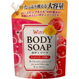 日本合成洗剤｜NIHON DETERGENT MFG ウインズ ボディソープ ローズ 大容量つめかえ用 900g