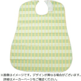 竹虎｜Taketora ソフラピレン エプロン ボーダーチェックロング グリーン