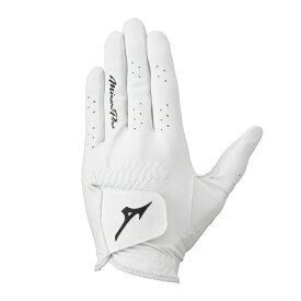 【エントリーで最大全額ポイント還元｜8/22迄】 mizuno｜ミズノ ゴルフグローブ MizunoPro ミズノプロ ホワイト 5MJML453 [メンズ /左手着用(右打ち用) /23cm]