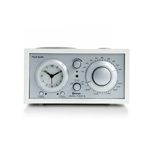 Tivoli Audio�b�`�{���I�[�f�B�I �u���[�g�D�[�X�X�s�[�J�[ ���W�I/�N���b�N Model Three BT Silver-White M3USB-0140-JP [Bluetooth�Ή�]