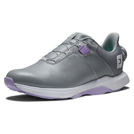 フットジョイ｜FootJoy ゴルフシューズ WOMEN’S FJ プロライト BOA グレー×ライラック 98209 W075 [レディース /24.5cm /幅:Wide(3E相当)]