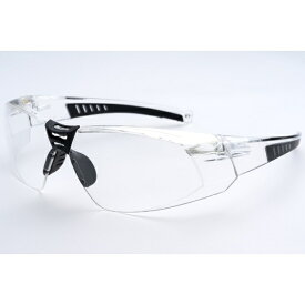 ERICA OPTICAL｜エリカ オプチカル EYE CARE GLASS 保護メガネ スポーティータイプ (スクエアシェイプ） EC-06 クリアー (ブラックラバー)