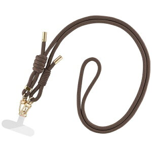 MS�\�����[�V�����Y�bMS Solutions �X�}�[�g�t�H���i�ėp�j �V�����_�[�X�g���b�v �uSHOULTY MULTI STRAP�vW�t�b�N�x�[�V�b�N�^�C�v ���J�u���E�� LN-SS11BR