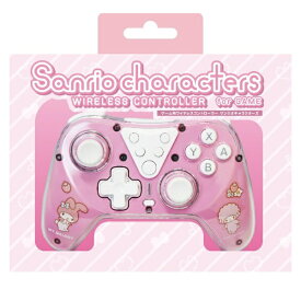 ALLONE｜アローン ゲーム用ワイヤレスコントローラー　＃Unipo　サンリオキャラクターズマイメロディ ALLONE ALG-NSWCUSMM【Switch】