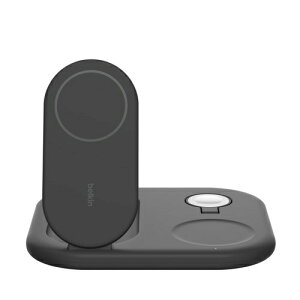 BELKINbxL BoostCharge Pro Qi2 3-in-1 ܂肽ݎCX[d ubN WIZ029dqBK