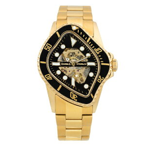 �_�j�G���E�A���h�E�_�O���X�bDANIEL&DOUGLAS �_�j�G��&�_�O���X �u���[�N���T�u�}���[���I�[�g�}�e�B�b�N �S�[���h/�u���b�N DD8811-GDBK