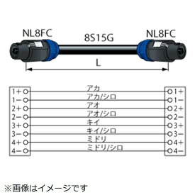 CANARE｜カナレ電気 30m 8心スピーカーケーブル スピコン - スピコン 黒 SC30-8NL