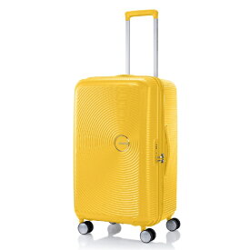 アメリカンツーリスター｜American Tourister スピナー 73　トランク型　ハードキャリー　4〜6泊にオススメ　TSAダイヤルロック式 CURIO（キュリオ） ゴールデンイエロー AO8*16049 [TSAロック搭載]