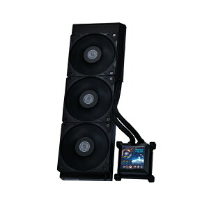 LIANLIbA CPUN[[ 120mmt@x3 [LGA1700EAM5/AM4] HydroShift LCD 360S ubN LL-HS-LCD-360S-BK