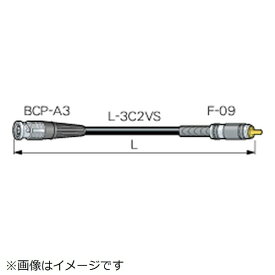 CANARE｜カナレ電気 1m RCAケーブル （ビデオ用） BNC（オス） - RCA（オス） 黒 D3C01A-SR