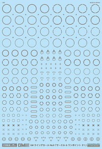 MYK�f�U�C���bMYK DESIGN FREE GM ���C���f�J�[�� No.9�u�T�[�N�� & �����|�C���g ��1 �v�O���[