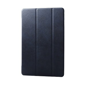 ELECOM�b�G���R�� 10.2�C���` iPad�i��9/8/7����j�p �t���b�v�P�[�X �w�ʃN���A �\�t�g���U�[ 2�A���O�� �X���[�v�Ή� �l�C�r�[ TB-A19RWVNVN